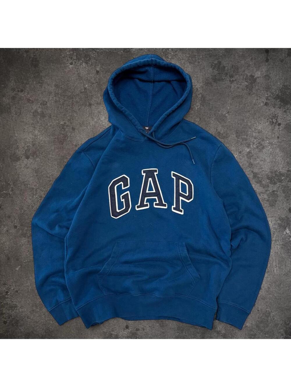 Beautiful vintage cotton Gap navy blue hoodie